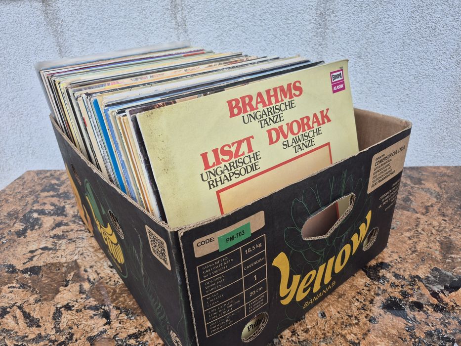 Vând 100 Discuri Vinil colectie muzica clasica pentru pick Up 33RTM