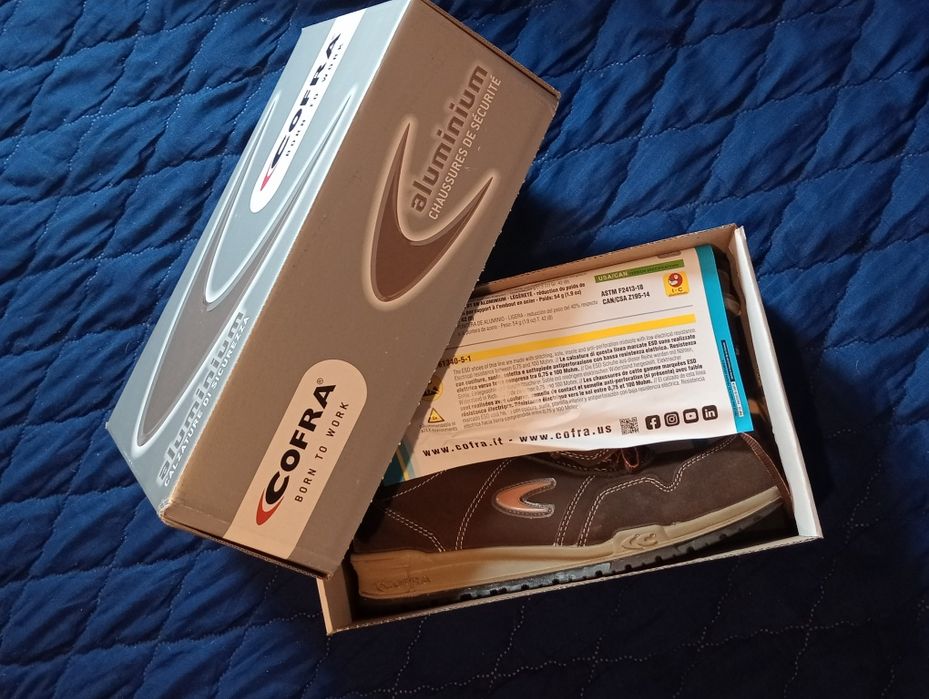 Pantofi de protecție COFRA New Reno S3 SRC noi,originali,mărimea 42