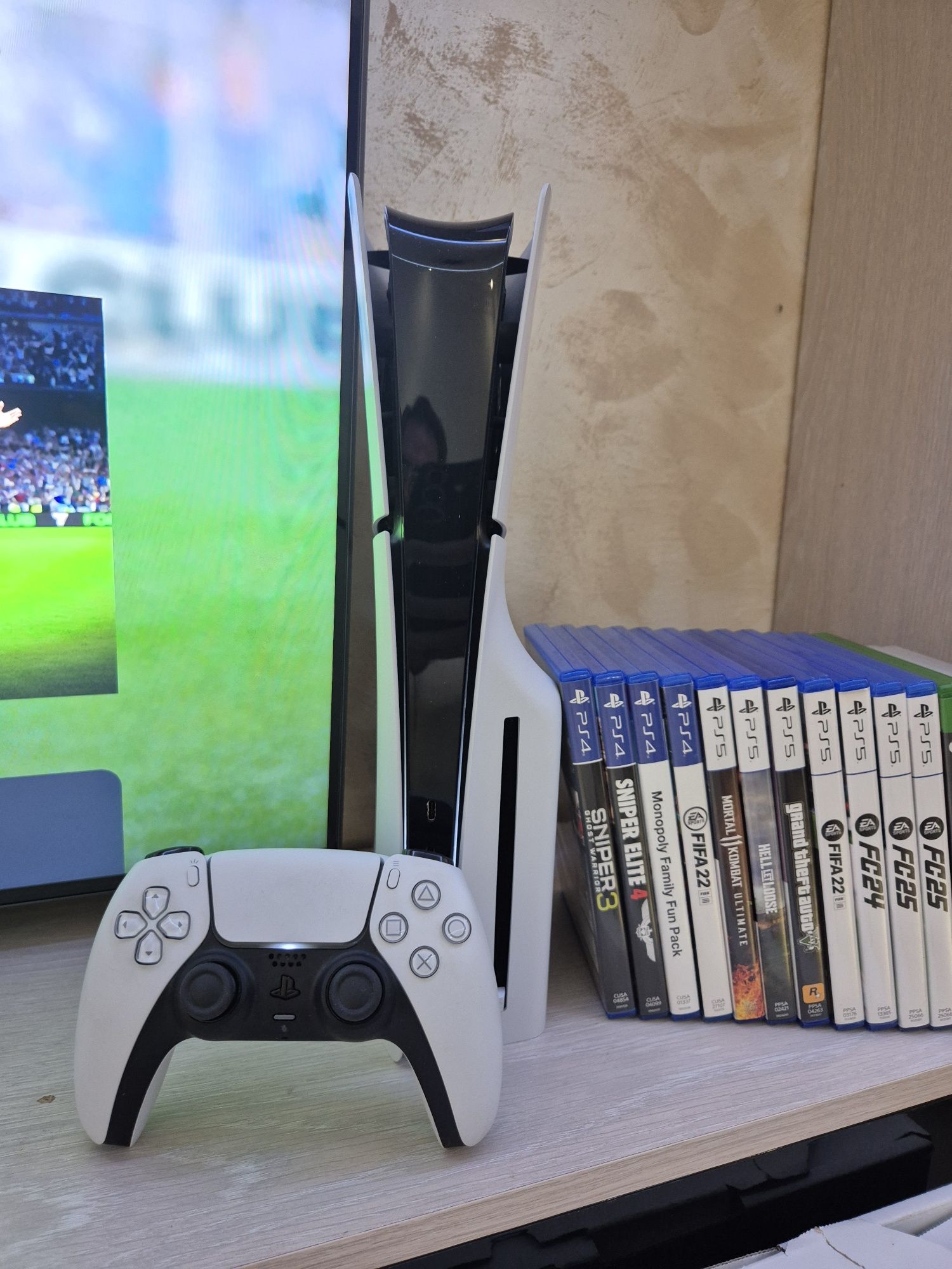 Sony PlayStation 5 Slim, Cu Disc, Ca Nou, Cutie, Factură și Garanție