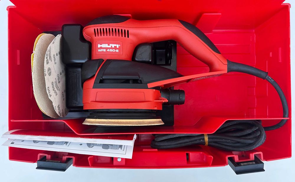 Hilti WFE 450-E - Електрически ексцентършлайф с потенциометър като нов