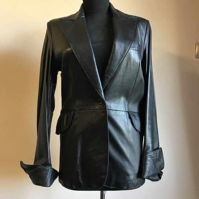 Roberto Cavalli - Just leather original намалено ,сако естествена кожа