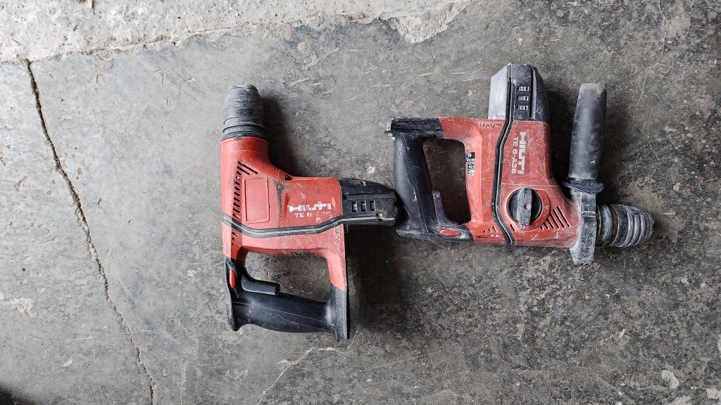 Лот Разпродажба Хилти Hilti перфоратор къртач винтоверт зарядно и друг