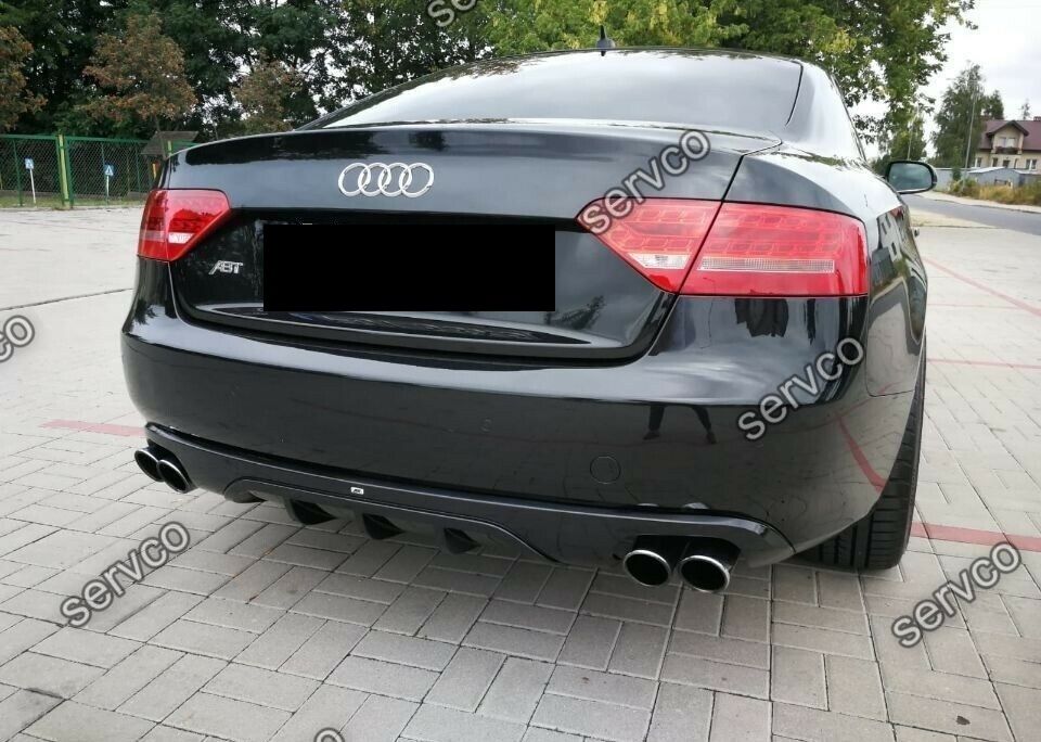 Difuzor spoiler tuning sport bara spate Audi A5 Coupe Cabrio 07-12 v9