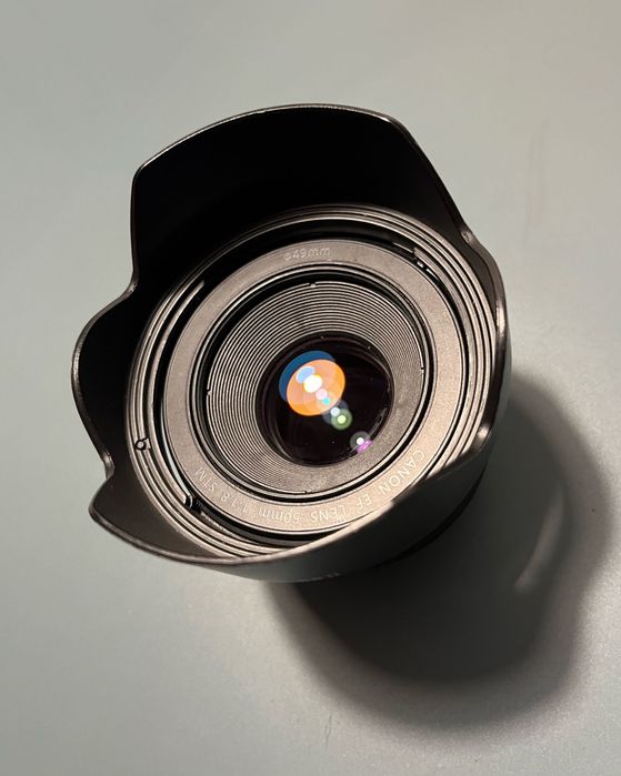 Canon 5D Mark II + 50 mm f/1.8 + accesorii – stare foarte bună