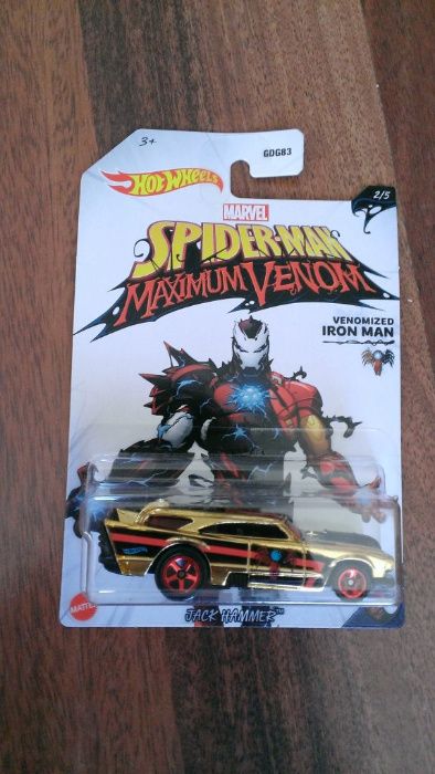 Machete HotWheels - set SpiderMan Maximum Venom complet