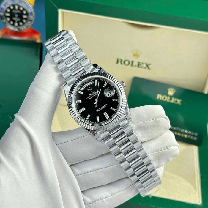Rolex day-date 40mm сребро/