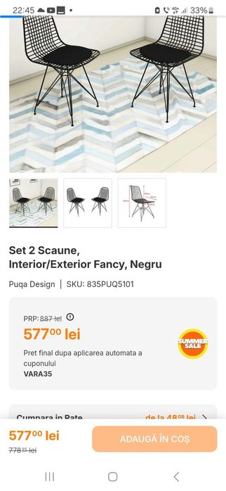 Scaune în stare foarte bună