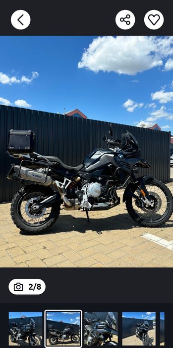 BMW F850 gs triple blak 2022 in garantie