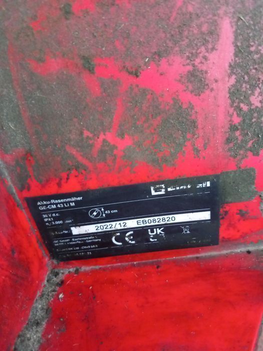 Tăietor de iarbă Akku Einhell GE-CM 43 Li M Kit 36V pentru piese