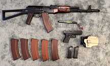 Pachet replica E&L Essential AKS 74N + GLOCK 19 GBB