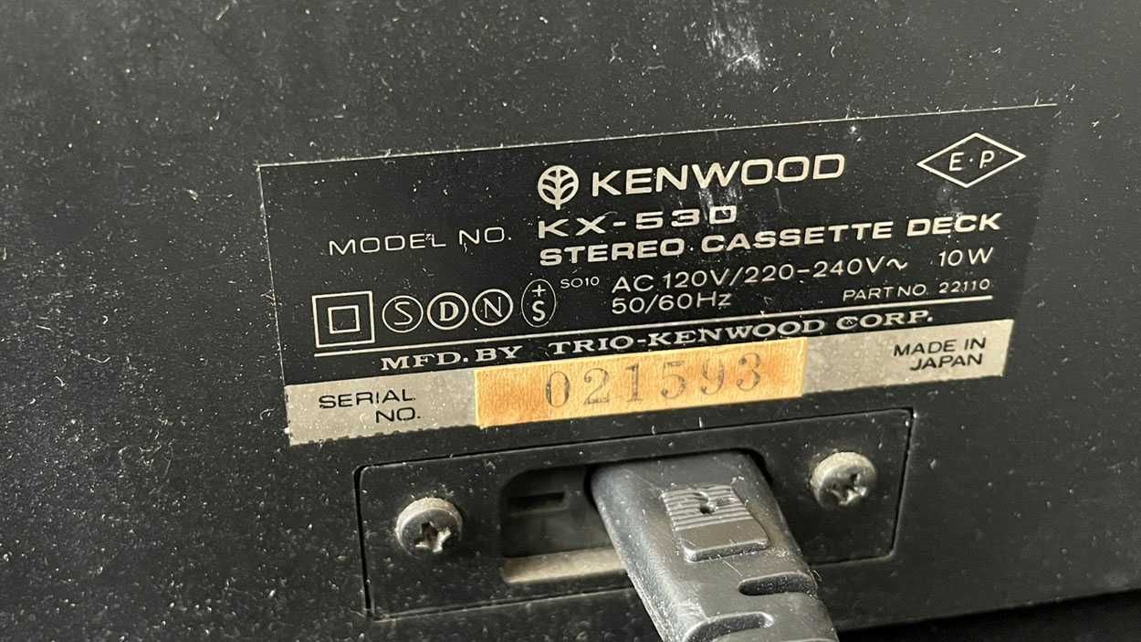 Касетен дек Kenwood KX-530