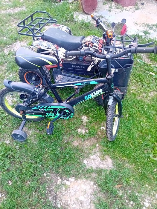 De vânzare ATV electric de copii și bicicletă  în stare bună 1600 lei