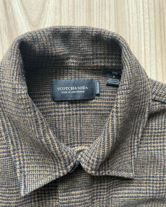 SCOTCH & SODA / мъжка вълнена риза-тип яке S