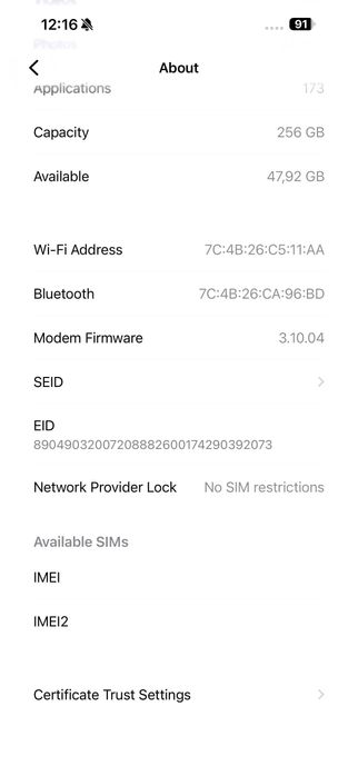 iPhone 15 Pro Max 256GB Black Titanium - без забележки в гаранция