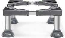Suport reglabil electrocasnice 41–61 cm, 4 picioare rezistente, gri