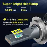 Лед крушки SMART PLUS V2 h7 h1 h4 hb3 hb4  LED cree xpg