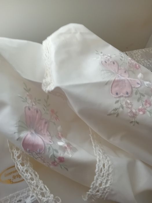 Памучен горен чаршав с 2 калъвки 180/220