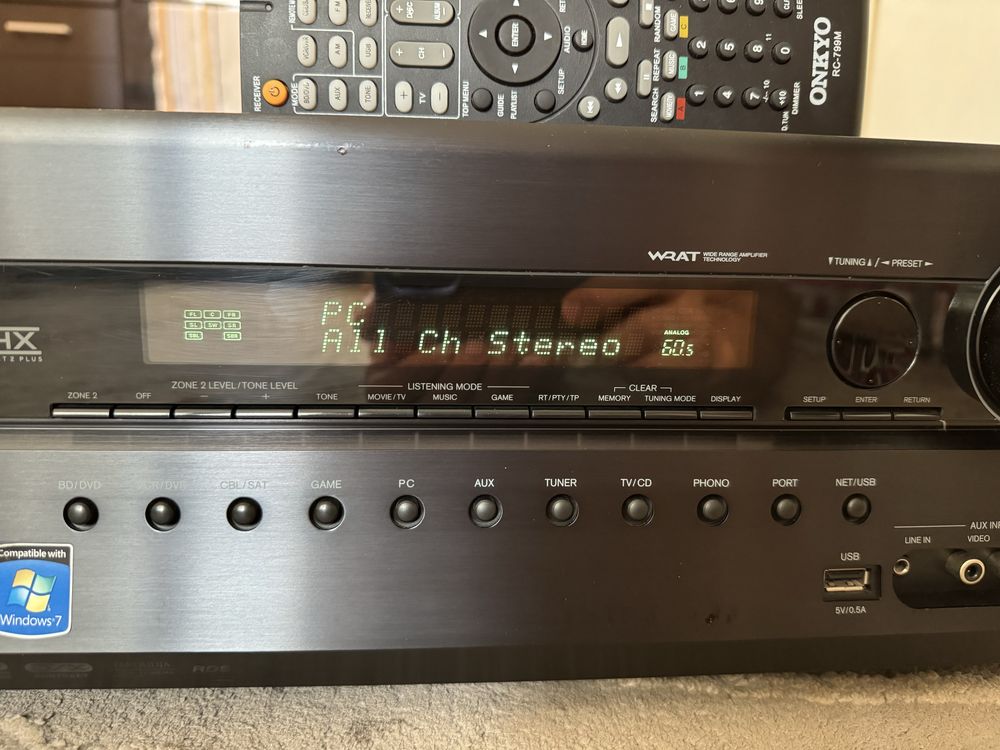 Onkyo TX-NR708 мощен и качествен ресивър