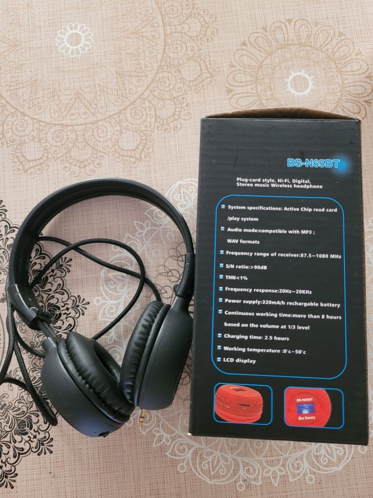 Безжични слушалки BS-N65BT