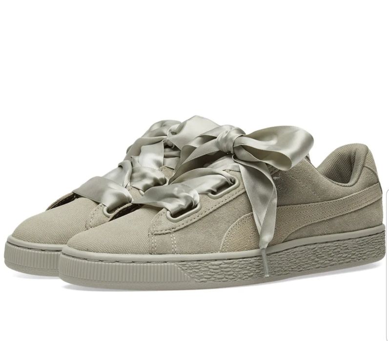 Adidasi Puma Suede Heart Pebble 365210 02 Originali