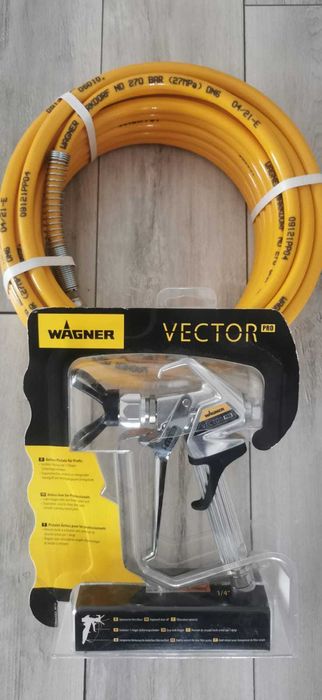 Pistol airless Wagner Vector PRO4 1/4''-FurtunWagner PN270-DN6-15 ml