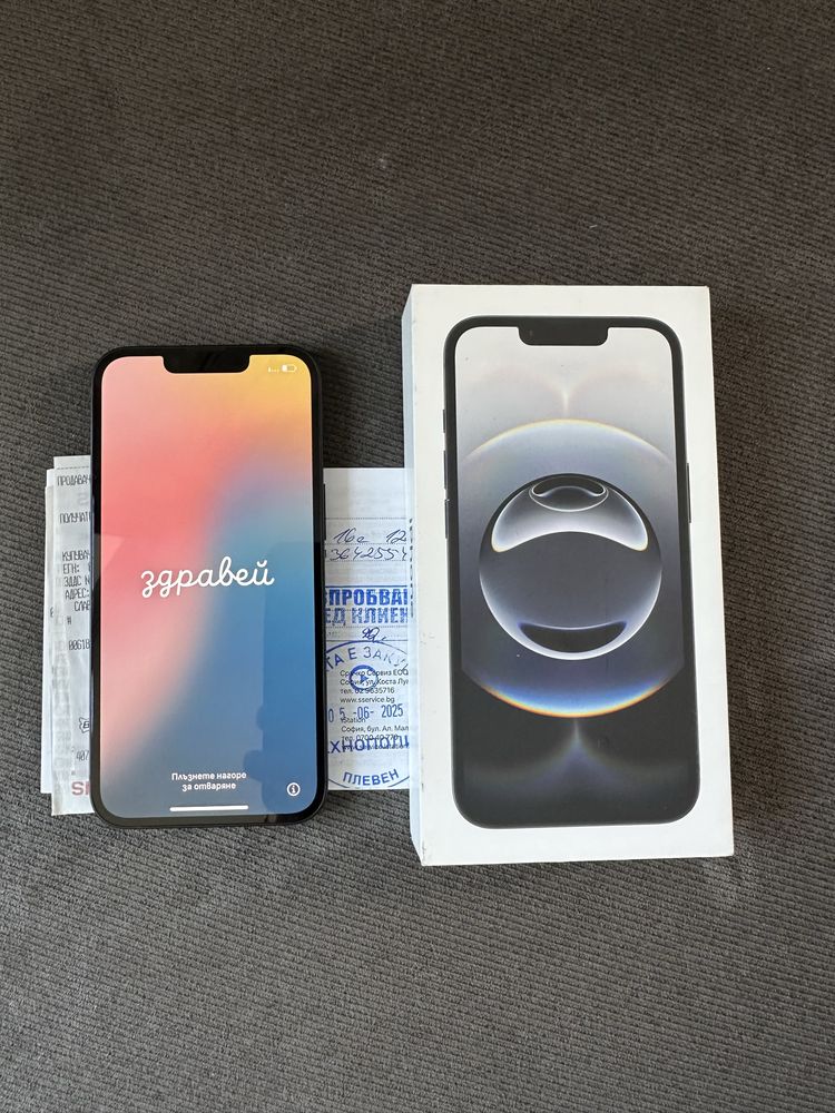 Apple iphone 16E 128 Черен Нов Гаранция 24м