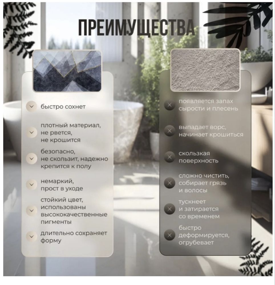 Коврик для ванной