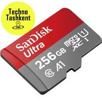 Sandisk 256 gb 120mb/s micro sdxc A1 новый (Garantiya) (Dostavka Bor)