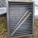 gratar camping din metal 60x40cm, 2mm
