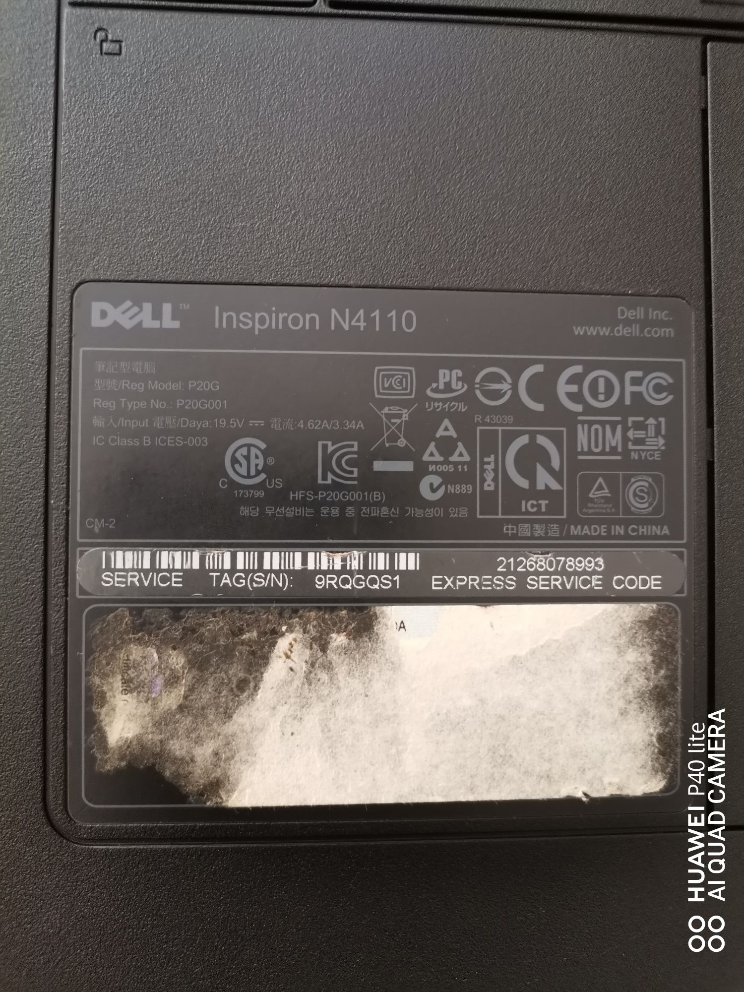 Laptop Dell defect, ptr piese