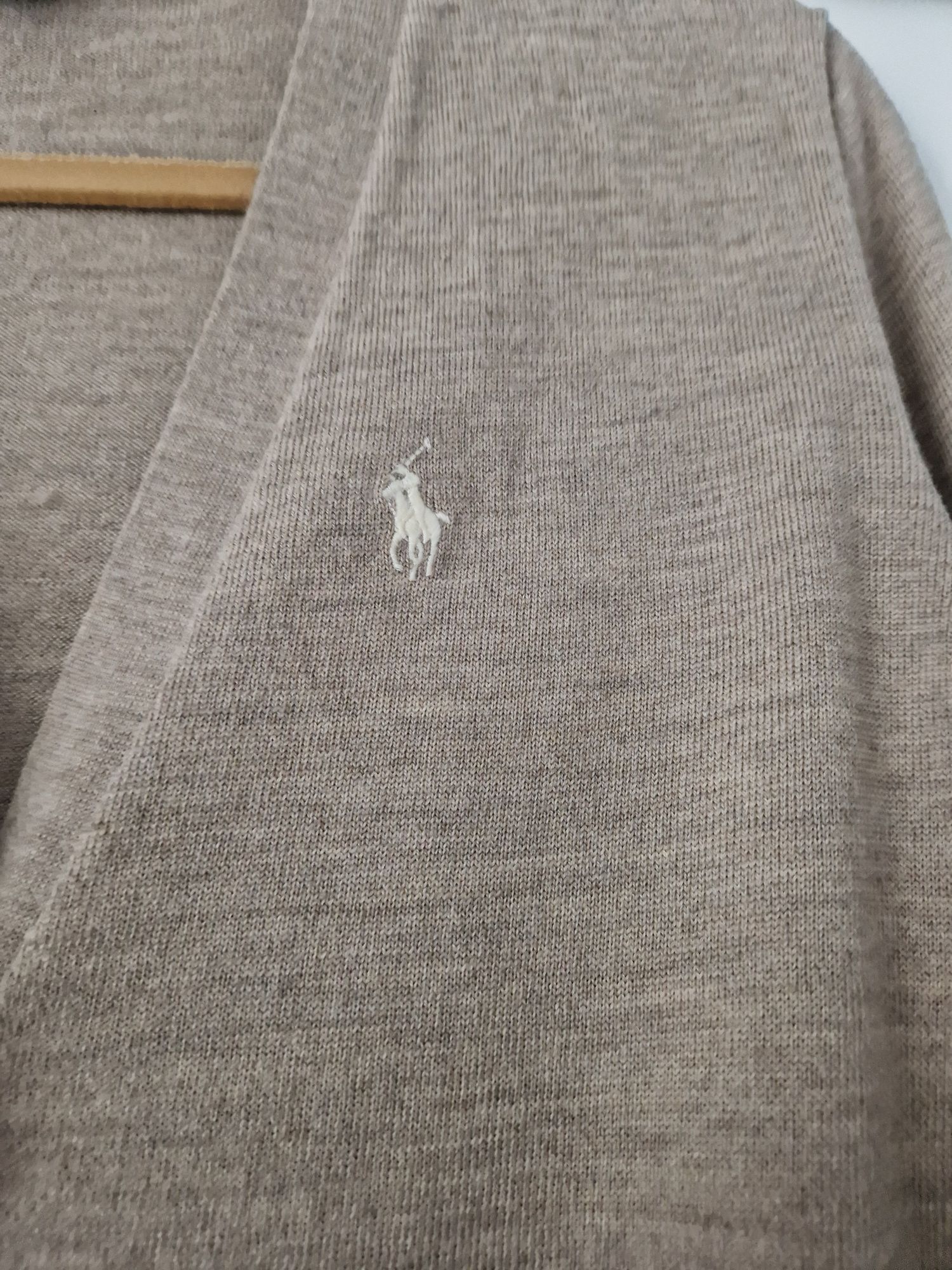 Pulover dama polo ralph lauren M 100% lan merinos