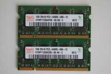 2 Х 1 GB DDR 2 RAM Памет