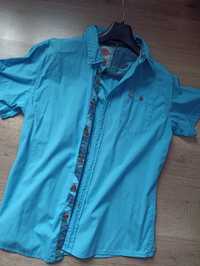 Мъжка риза в син цвят