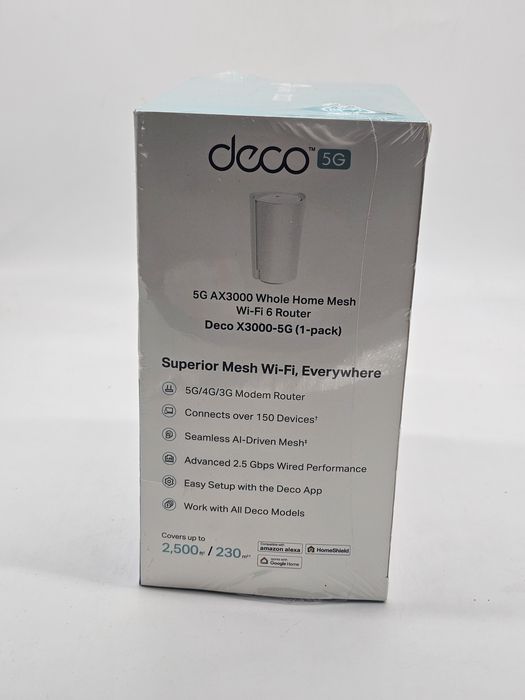 Router wireless TP-Link Wi-Fi DECO X50-5G AX3000 5G Alb

Cutie sigi
