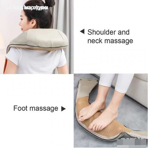 6Д Шиацу 6 бутона рамо масажор за тяло гръб врат затопляне с масаж