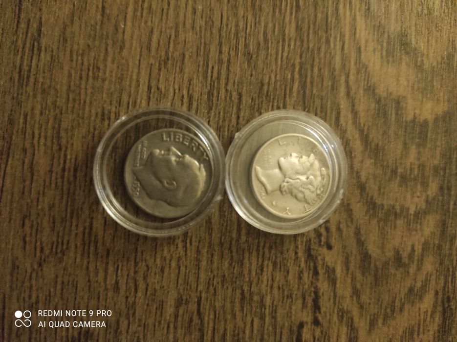 4 monede americane argint