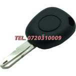 Carcasa Cheie Compatibil Renault Cu Locas Cip Lamela Ne73 Negru