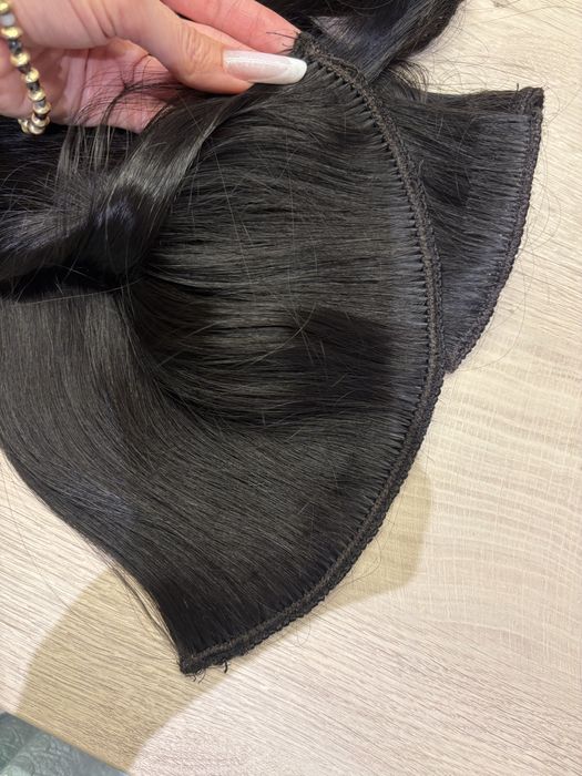 Премиум естествена ръчно наплетена човешка коса