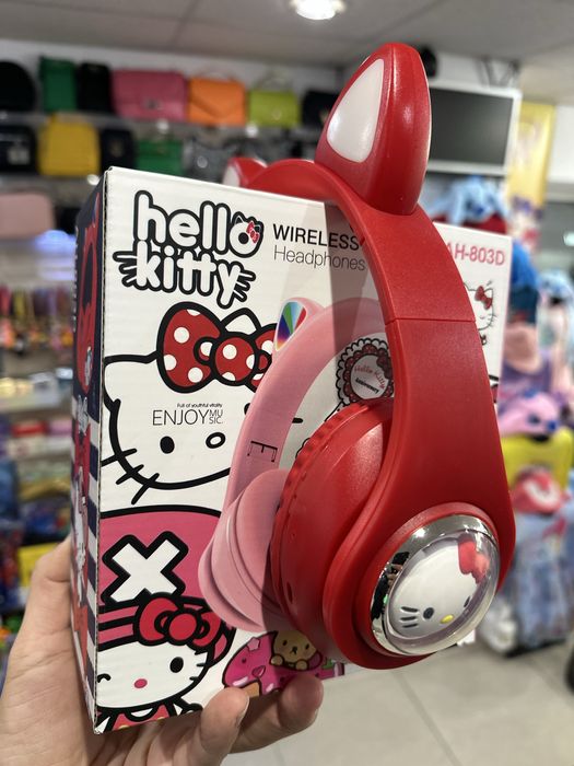 Детски слушалки коте модел 2024/Bluethoot headphones cat 2024