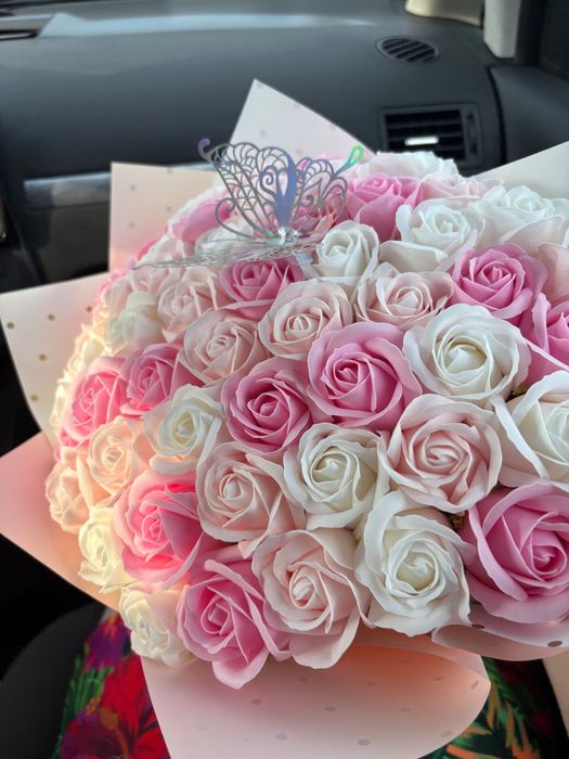 Buchete de trandafiri din sapun