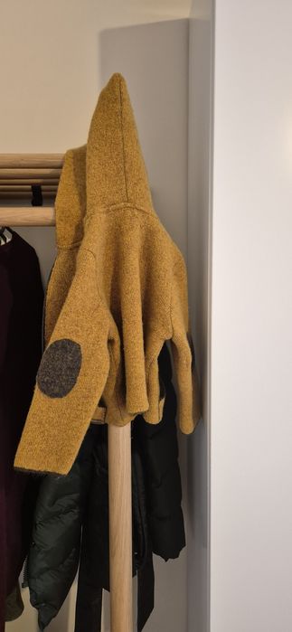 Jacheta Stapf copii, lână fiartă 100% organică, marime 80