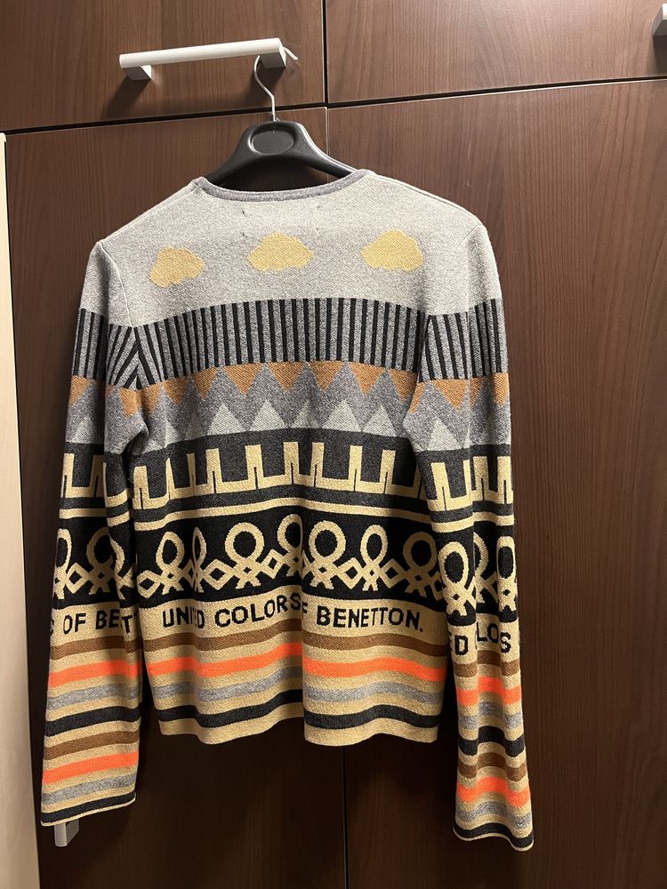 Pulover Benetton ,la baza gatului,51% lana