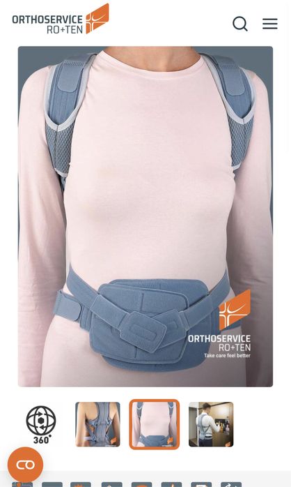 Corset Ro+Ten Spinalplus - Aparatul pentru Osteoporoza