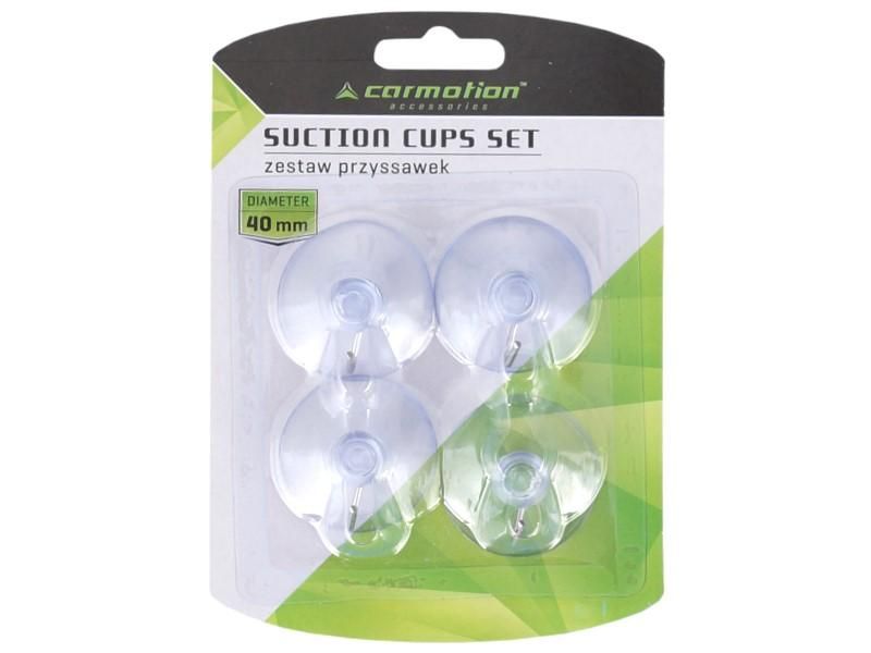 Вендузи с куки Carmotion, диаметър 40 мм, 4 бр.58718