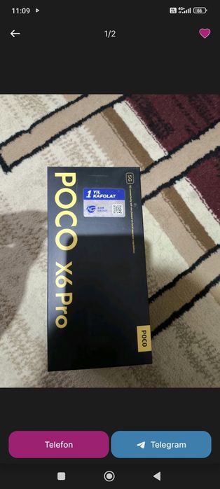 Poco x6 pro 5g 8/256