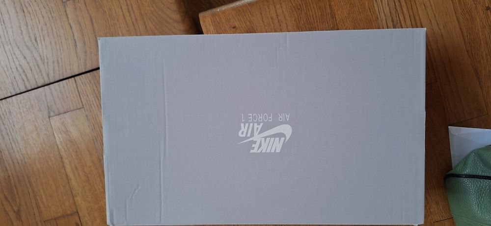 NIKE air force 1 noi, piele ecologica, marime 42, se potrivesc la 41