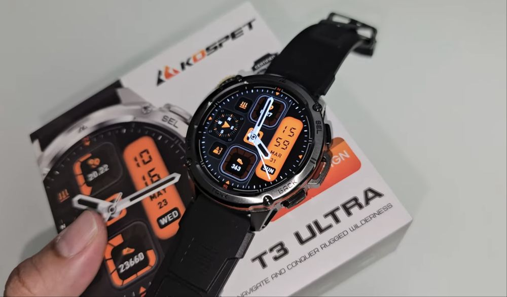 kospet tank t3 ultra gps smart watch