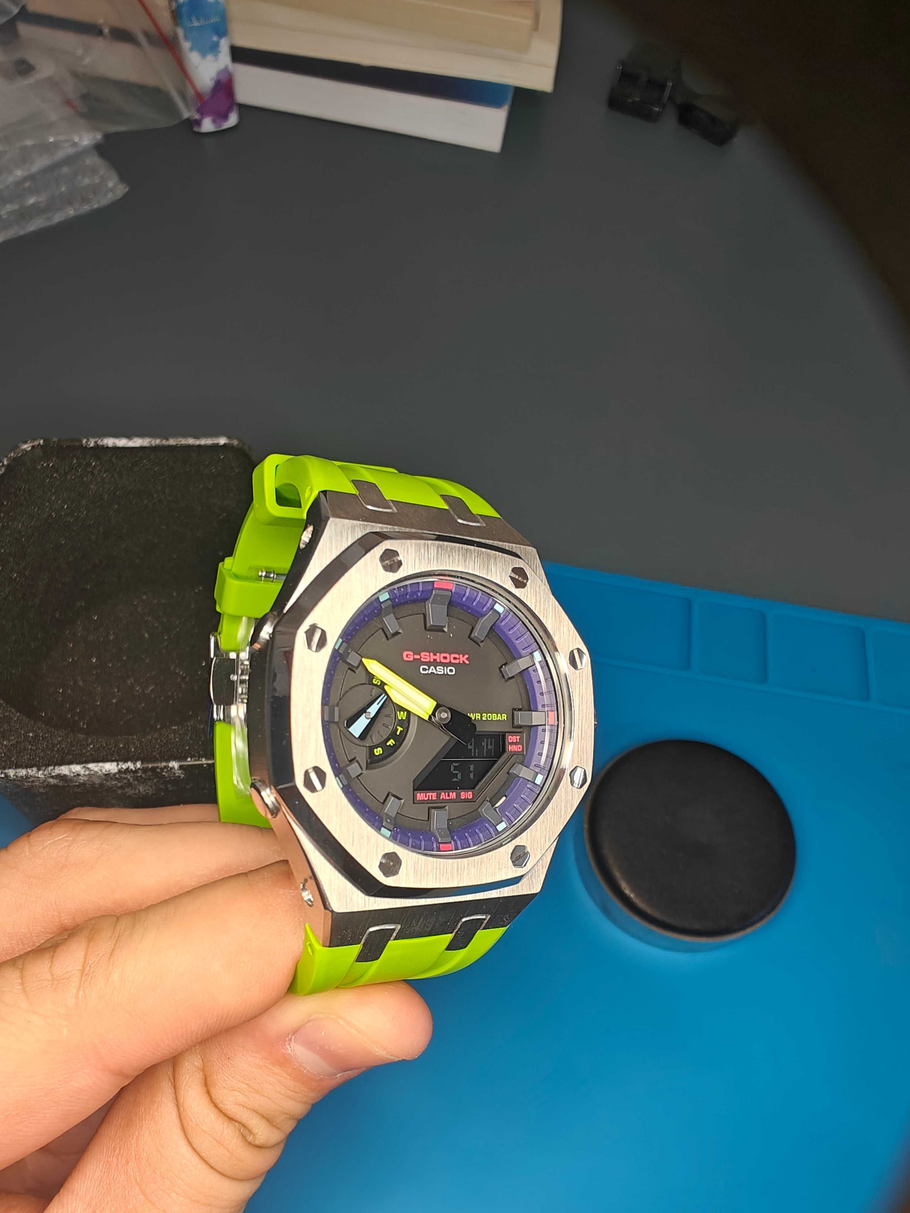 Casio G-Shock GA 2100 Green Mod
