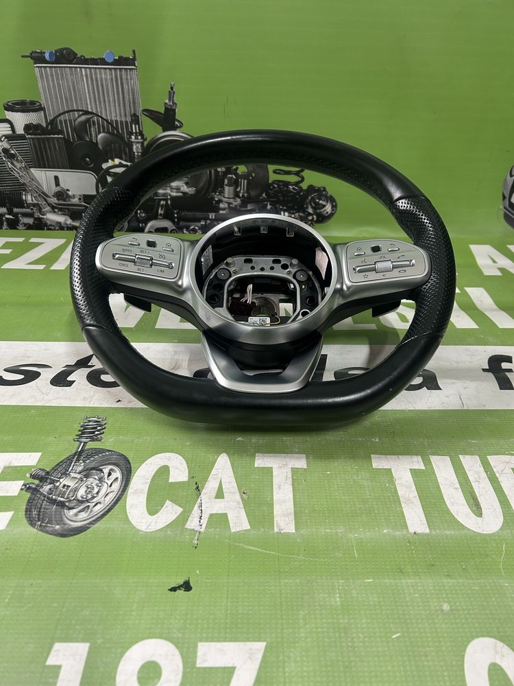 Volan din piele cu padele si comenzi Mercedes W213