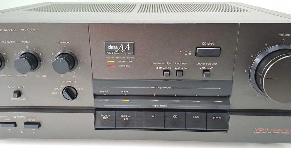 Technics SU V 650 amplificator muzica film arta